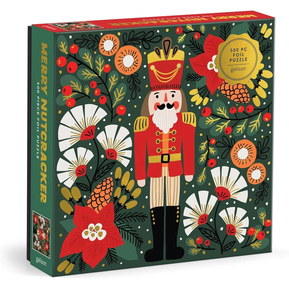 Merry Nutcracker 500 Piece Foil Puzzle