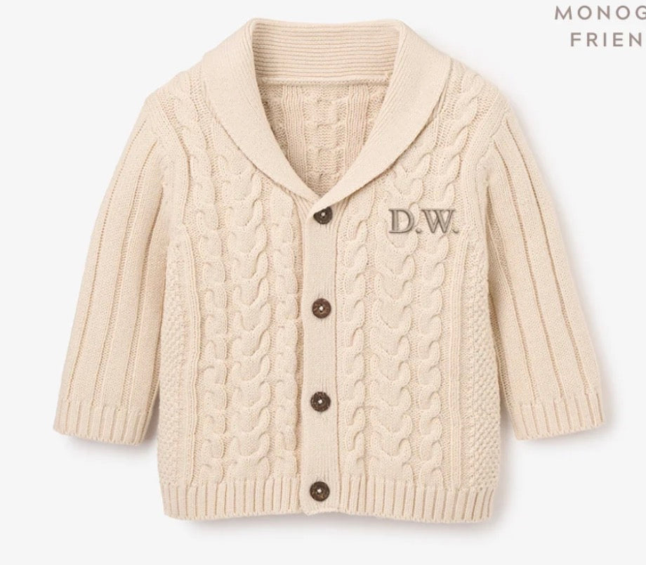 Elegant Baby Rainy Day Cardigan