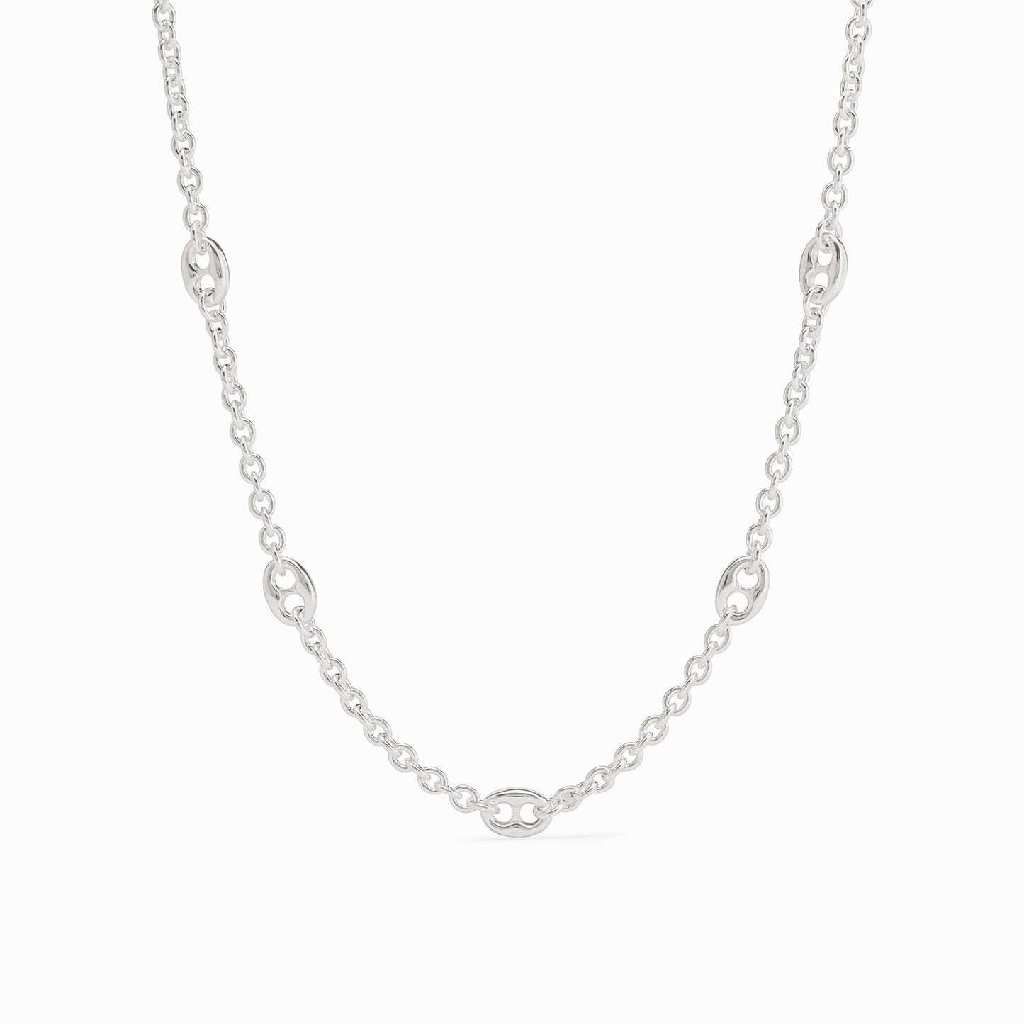 Laguna Delicate Station Necklace - Silver