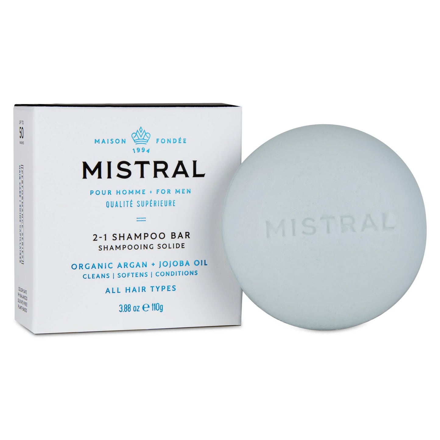 Mistral 2-1 Shampoo Bar