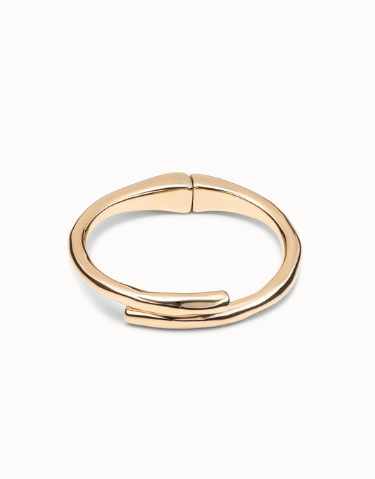 UNOde50 Tubular Shaped Bangle Bracelet - Gold