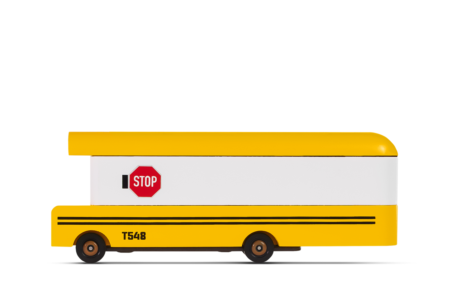 Candylab School Bus wooden toy car