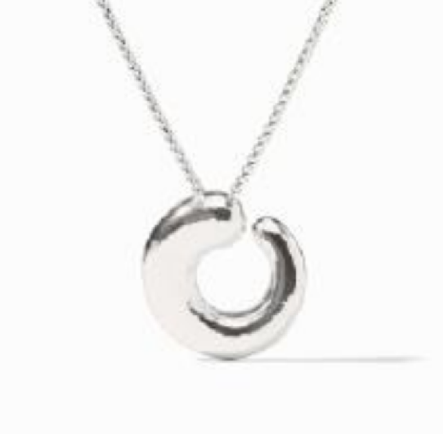 Julie Vos Solara Spiral Pendant Silver