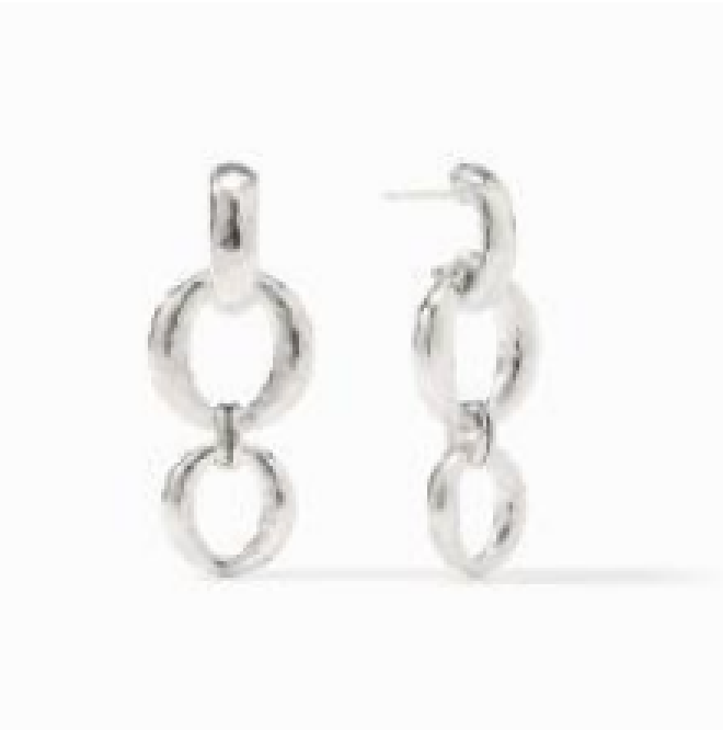 Julie Vos Solara Orbit Earring Silver