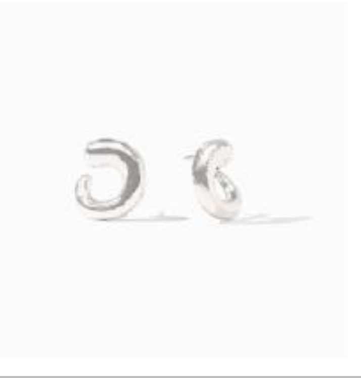 Julie Vos Solara Spiral Earring Silver