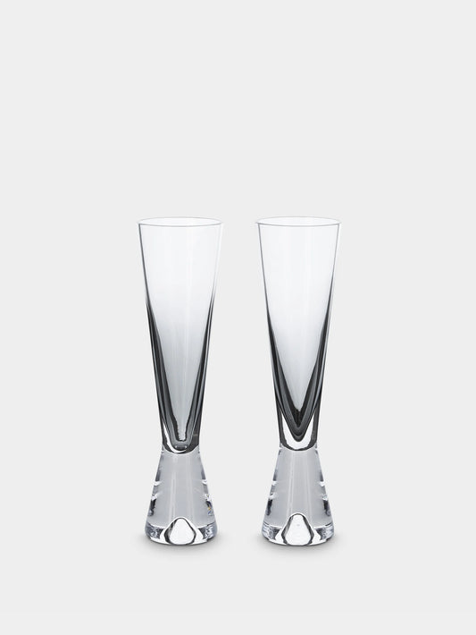 Tank Champagne Glasses Black