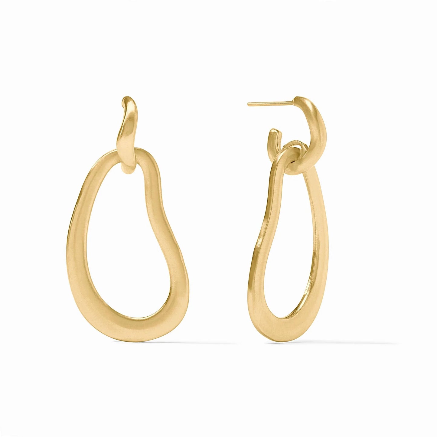 Julie Vos Wave Doorknocker Earring