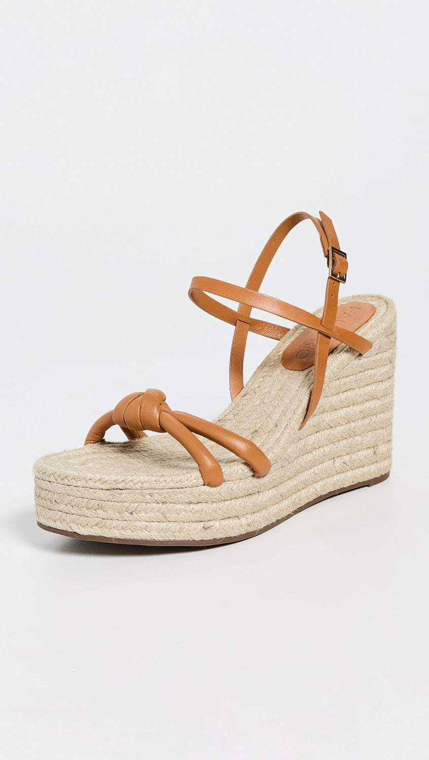 Farm Rio Knot Wedge Sandals