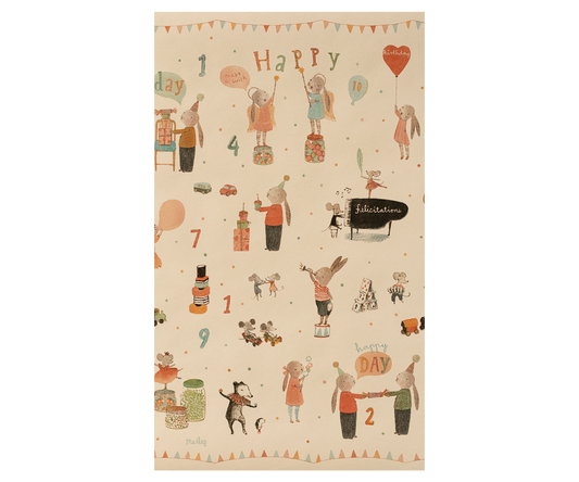 Gift Wrap, 10m - Happy Day
