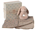 Bunny Rattle Set - Powder