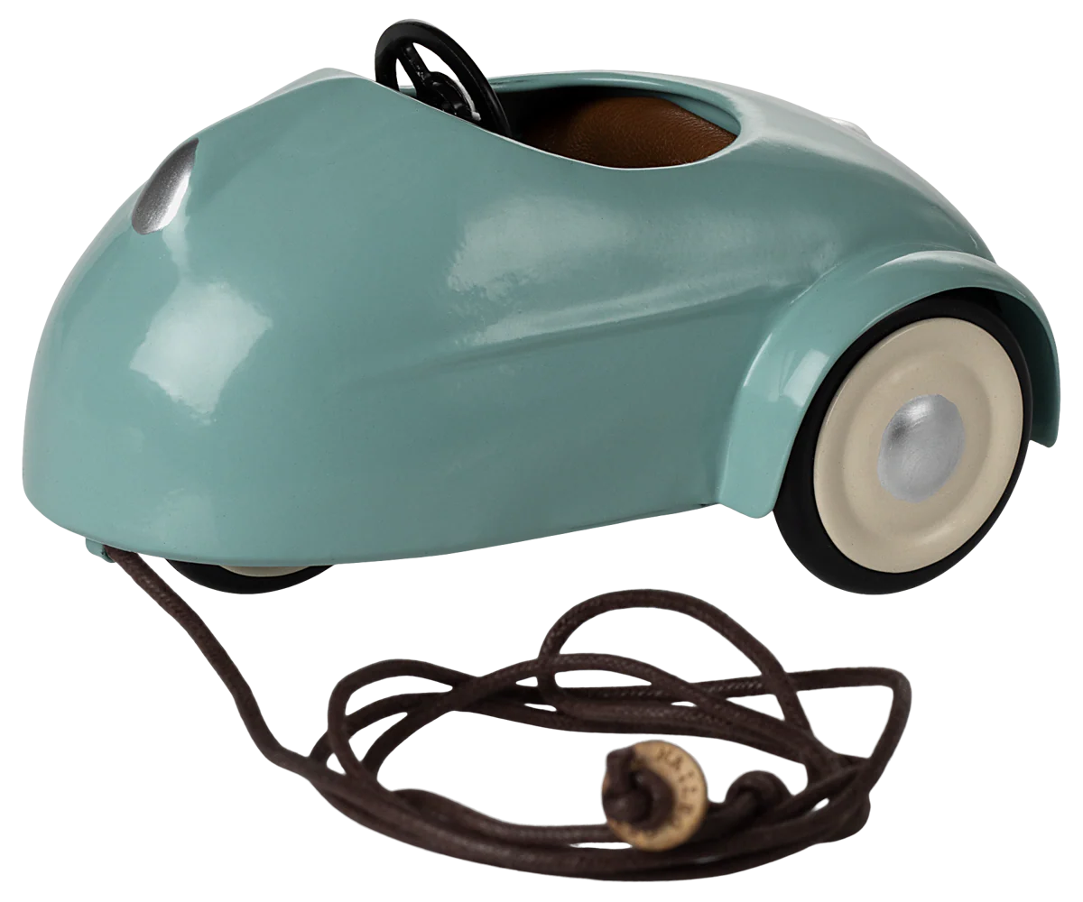 Maileg Car, Mouse- Light Blue