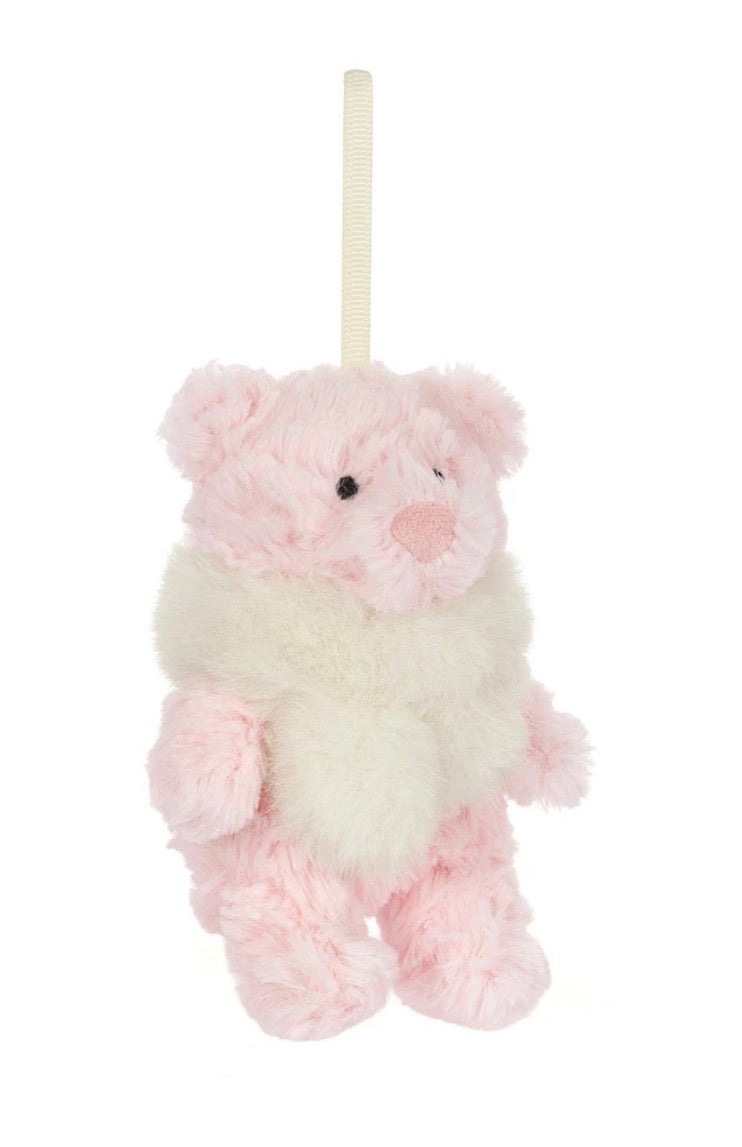 Jellycat Leola Bear Winter Warmer Decoration