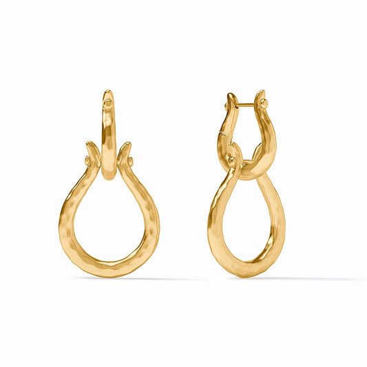 Saratoga 2 in 1 Earring Gold