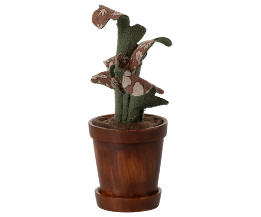 Maileg Flower Pot with Plant, Miniature