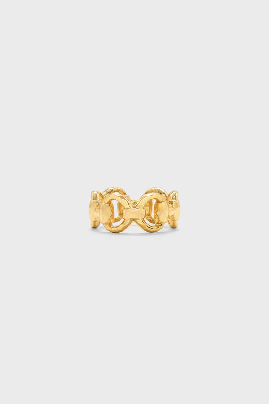 Capucine de Wulf Equestrian Snaffle Bit Ring - Gold