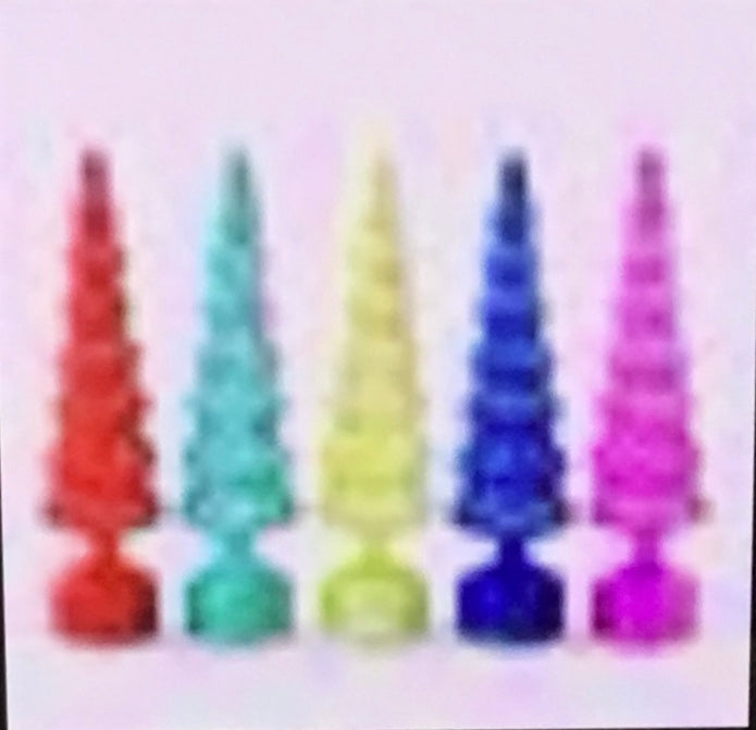 Assorted Revolving Glass Tree