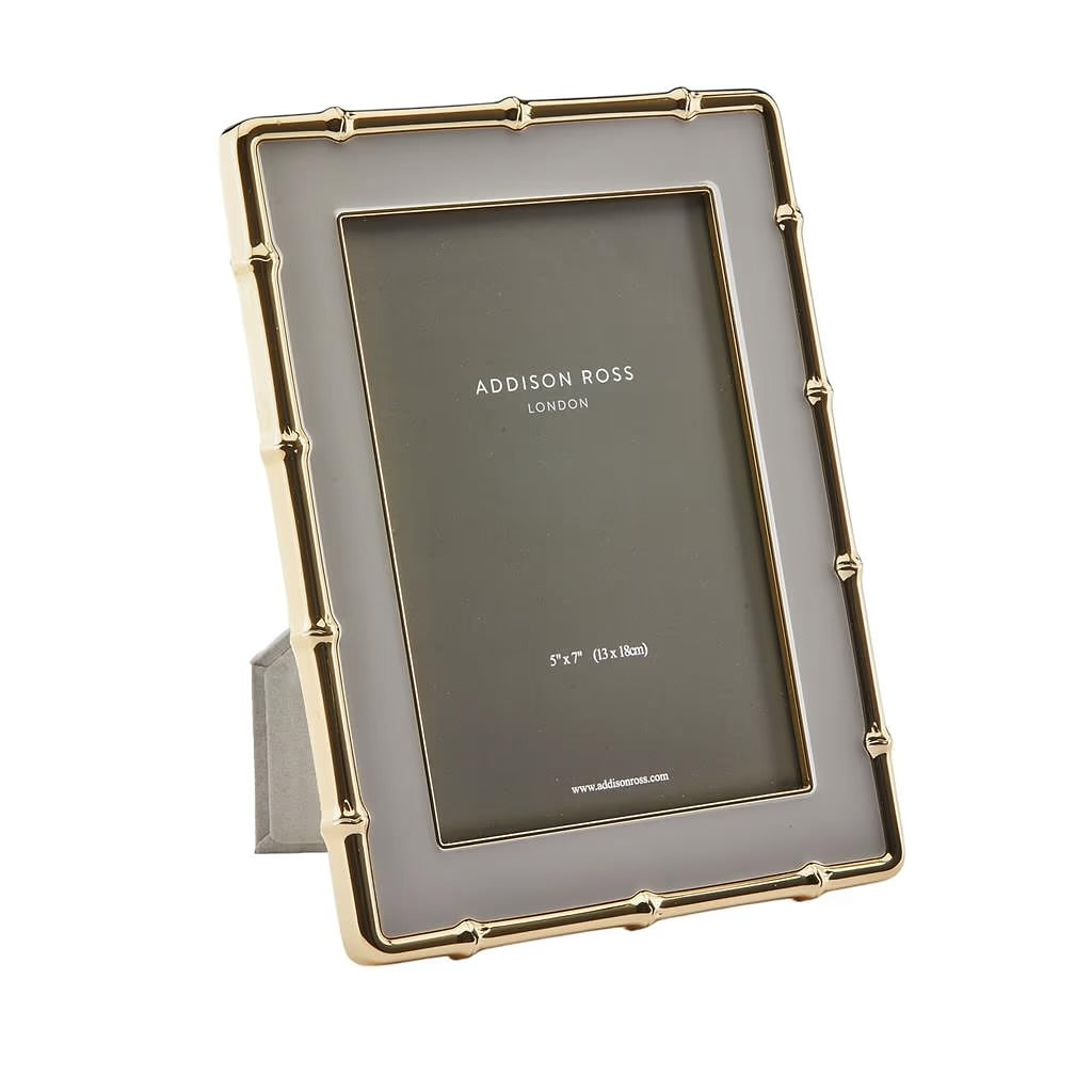 Addison Ross 5x7 Gold Bamboo Chiffon Picture Frame