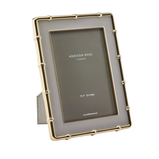 Addison Ross 5x7 Gold Bamboo Chiffon Picture Frame