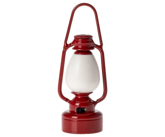 Vintage Lantern, Mouse- Red