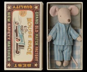 Maileg Big Brother Mouse In Matchbox