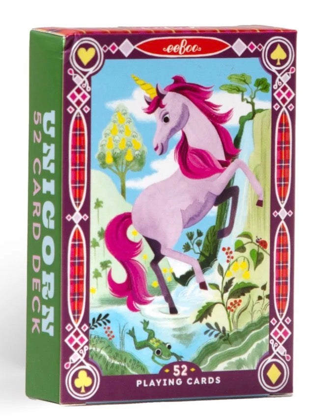 Unicorn playing cards