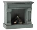 Maileg Fireplace, Mouse- Blue