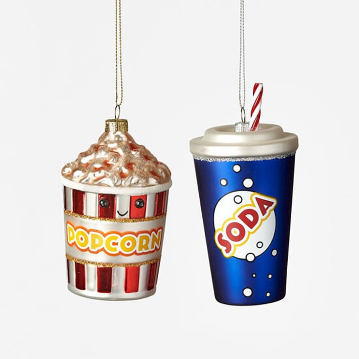 Soda and Popcorn Ornaments