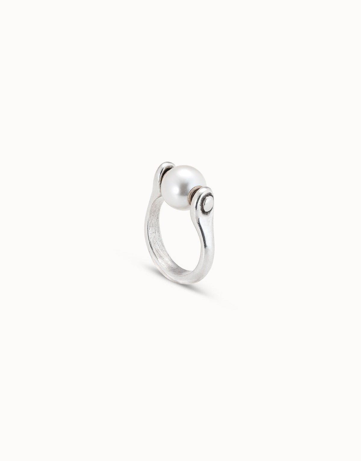 UNOde50 Pearl Ring - Purple / Silver