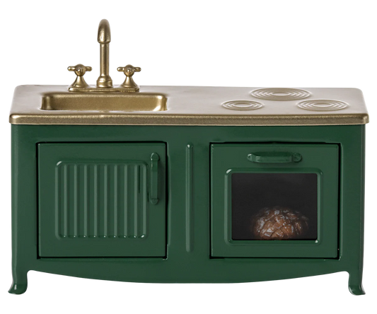 Kitchen, Mouse- Dark Green