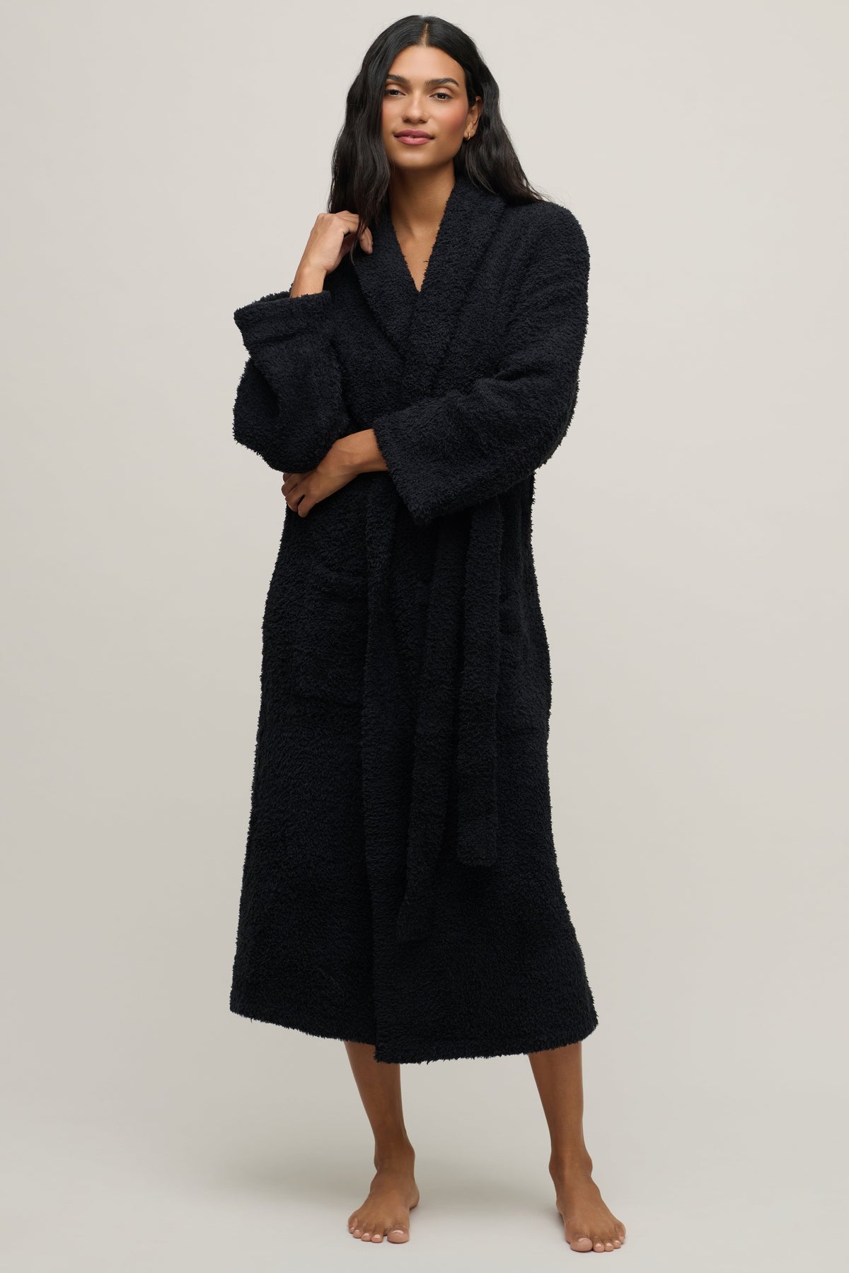 CozyChic Adult Robe - Black