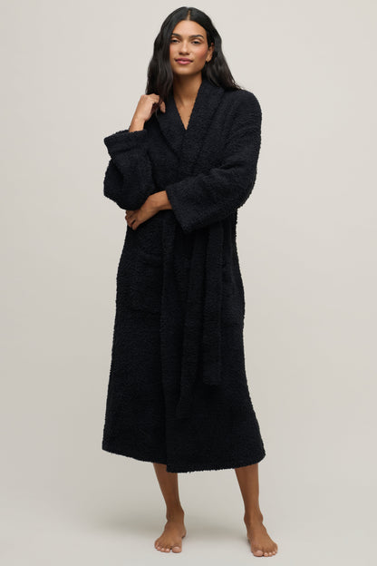CozyChic Adult Robe - Black