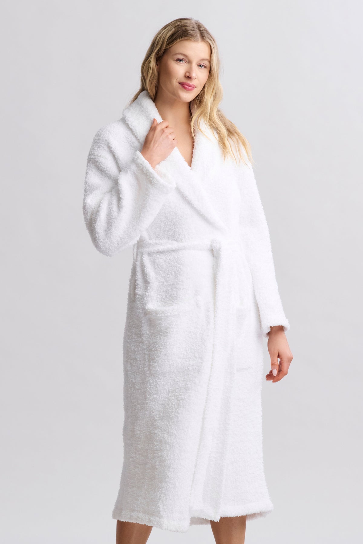 CozyChic Adult Robe - White