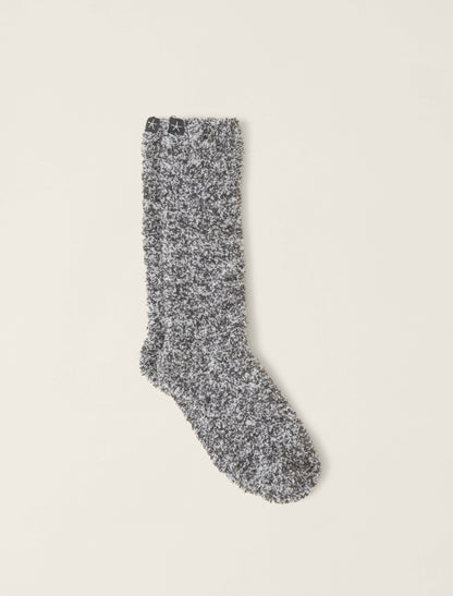 Cozychic Heathered Socks - Slate Blue-White