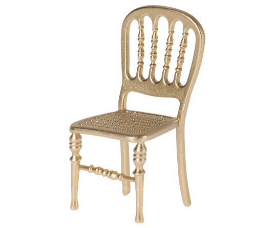 Maileg Chair, Mouse- Gold