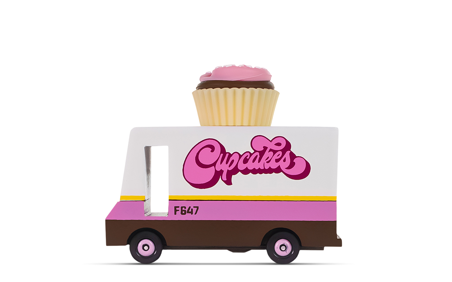 Candylab Cupcake Van wooden toy car