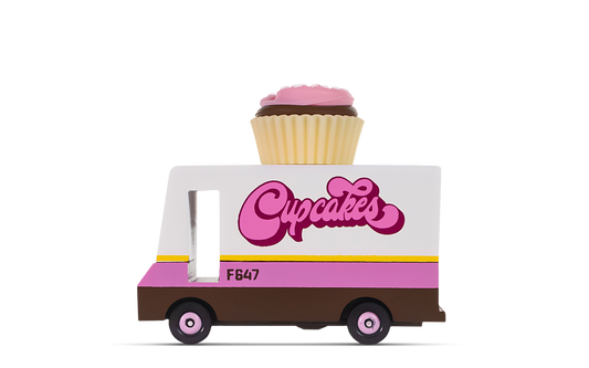 Candylab Cupcake Van wooden toy car
