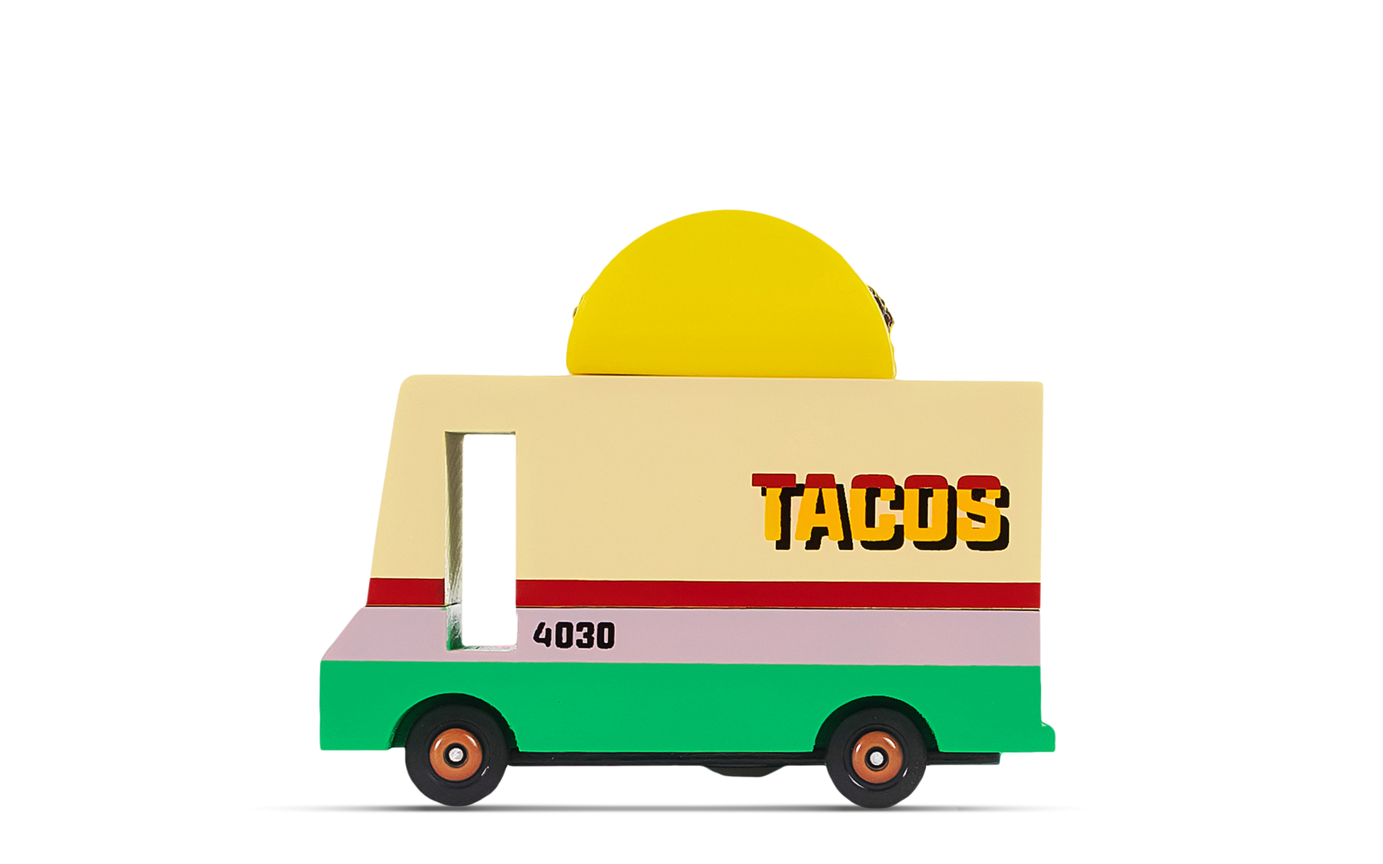Candylab Taco Van wooden toy car