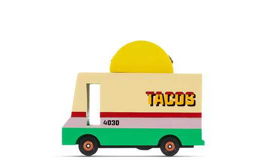 Candylab Taco Van wooden toy car