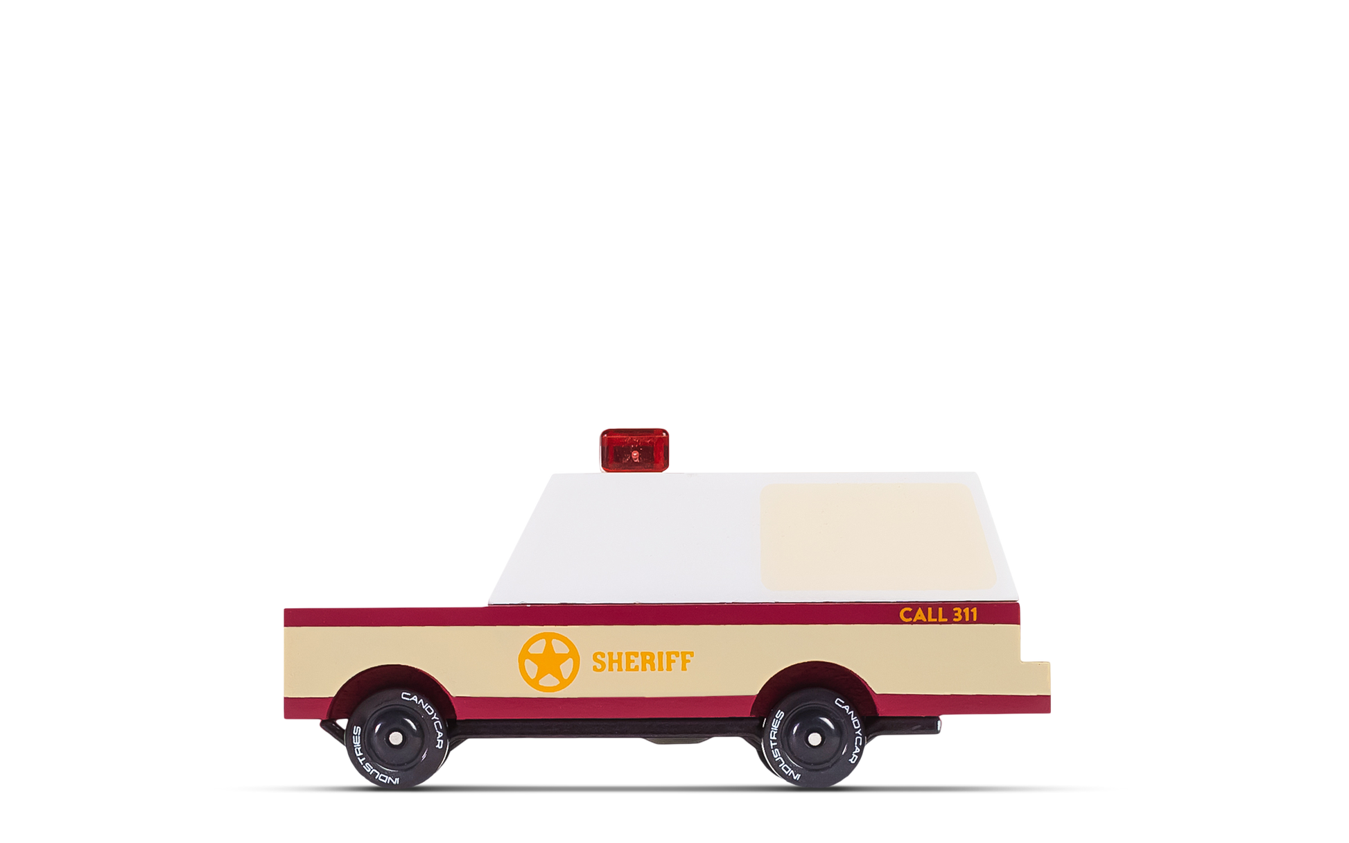 Candylab Sheriff Truck wooden toy car