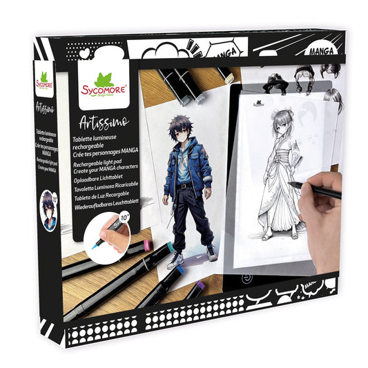 Manga XL Rechargeable LED Light Pad - Create Your Manga Characters