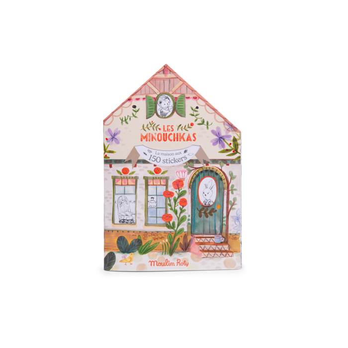 Coloring Book with 150 Stickers - The Minouchkas (Pack of 6)