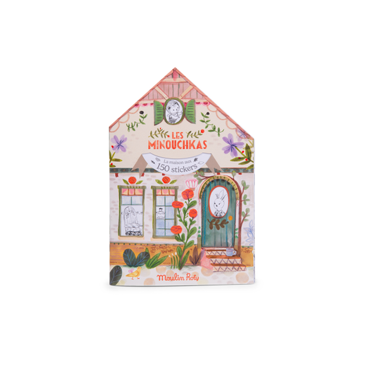 Coloring Book with 150 Stickers - The Minouchkas (Pack of 6)