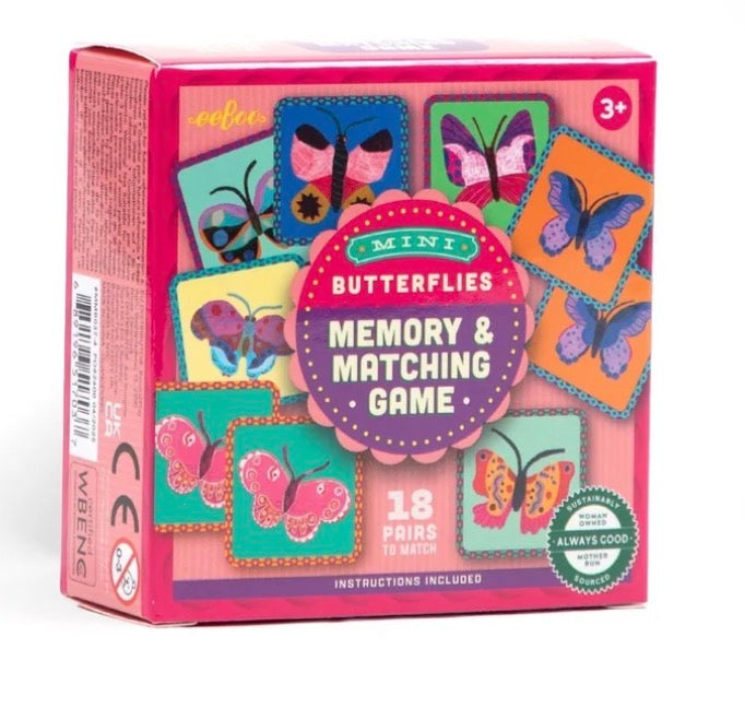 Butterfly memory & matching game