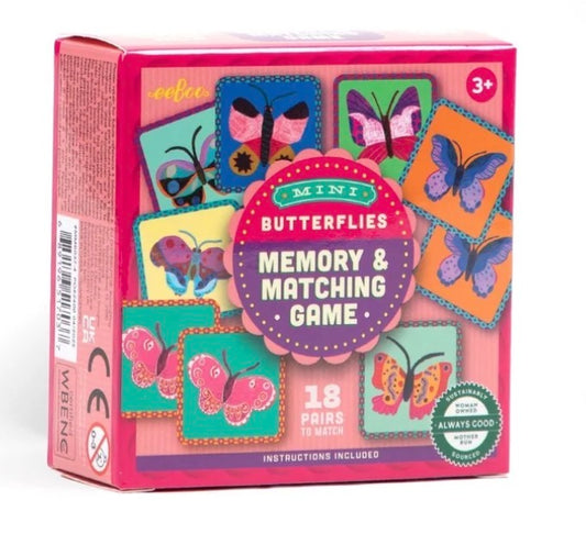 Butterfly memory & matching game