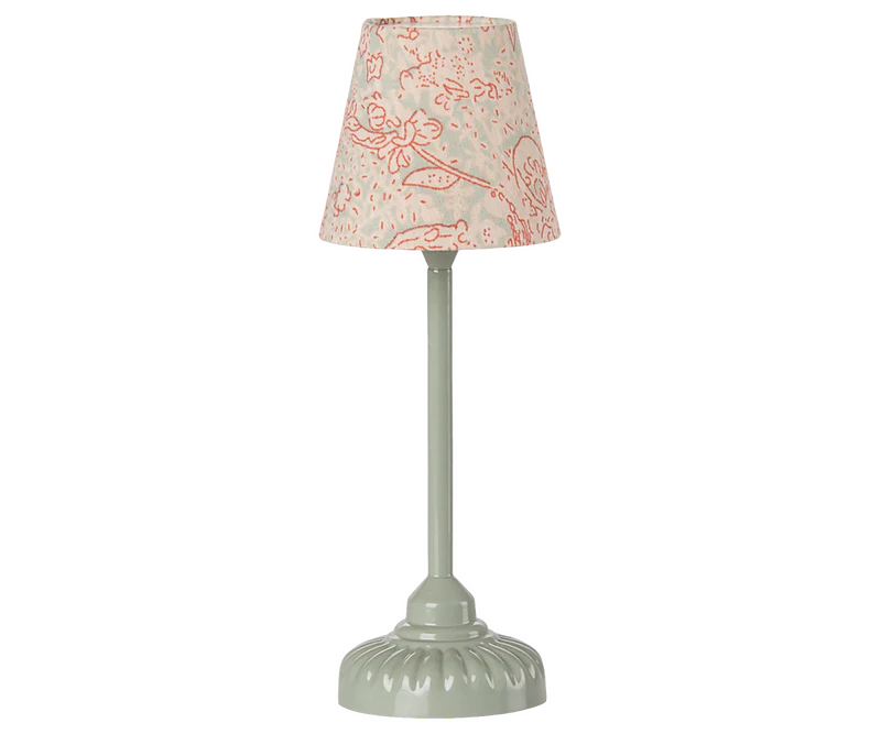 Maileg Vintage Floor Lamp, Mouse- Mint