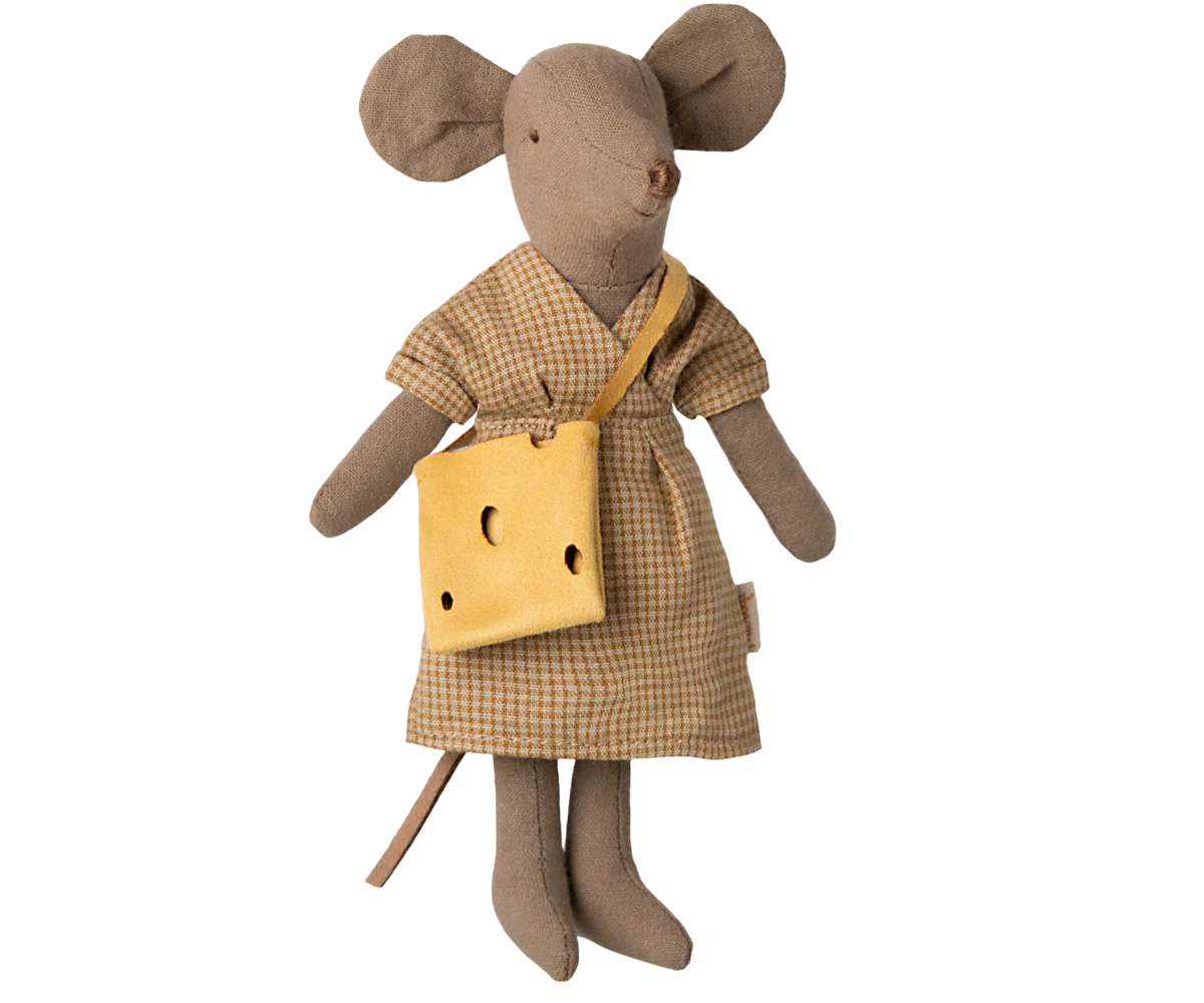 Maileg Mum Mouse- Light Brown