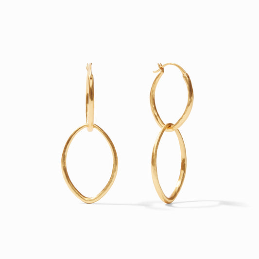 Fleur-de-Lis 2-in-1 Earring - Gold