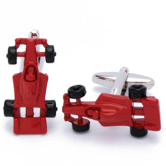 Red Race Car Cufflinks