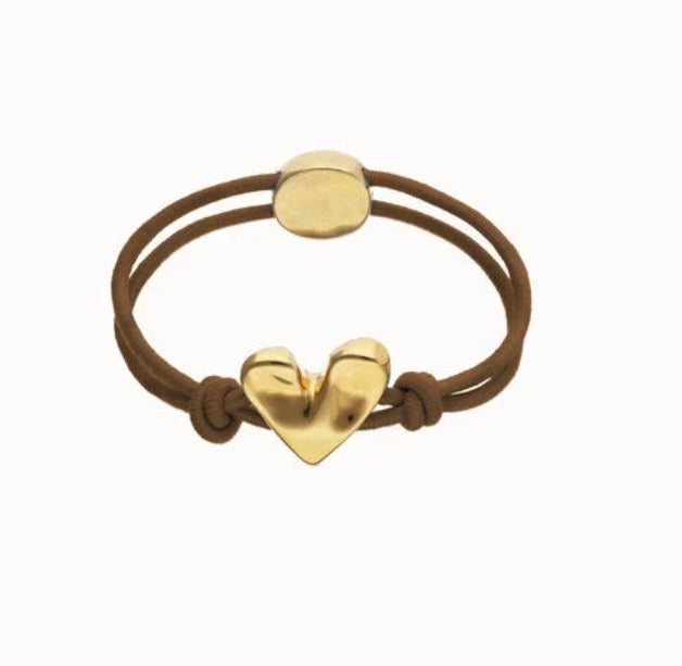 Uno de 50 elastic heart bracelet