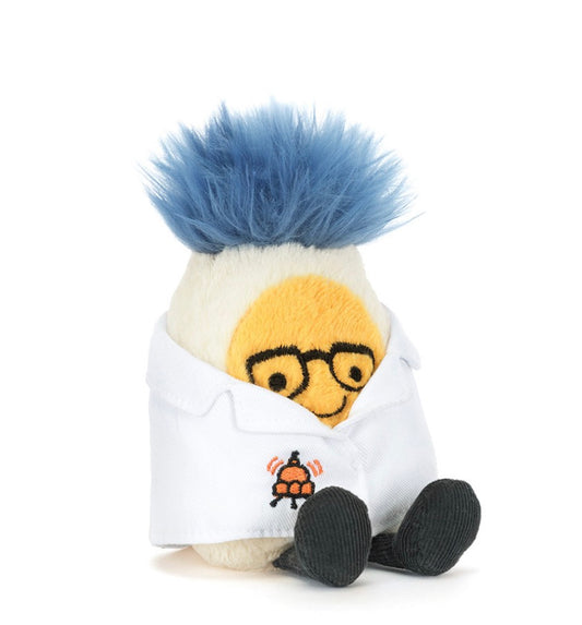 Jellycat Amuseables Boiled Egg Scientist Outfit